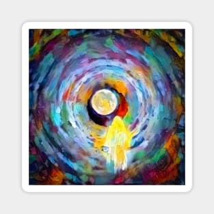 Soul in magic tunnel Magnet