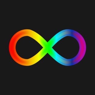 Rainbow Autism Infinity Symbol T-Shirt