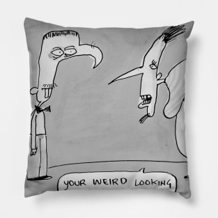 Odd couple Pillow