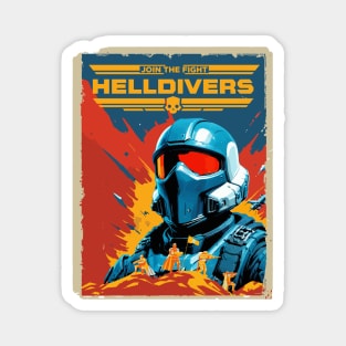 JOIN THE FIGHT - HELLDIVERS Magnet