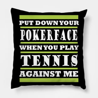 Tennis Backhand Forehand Boys Team Doubles Pillow