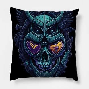 Cyborg Hearts Pillow