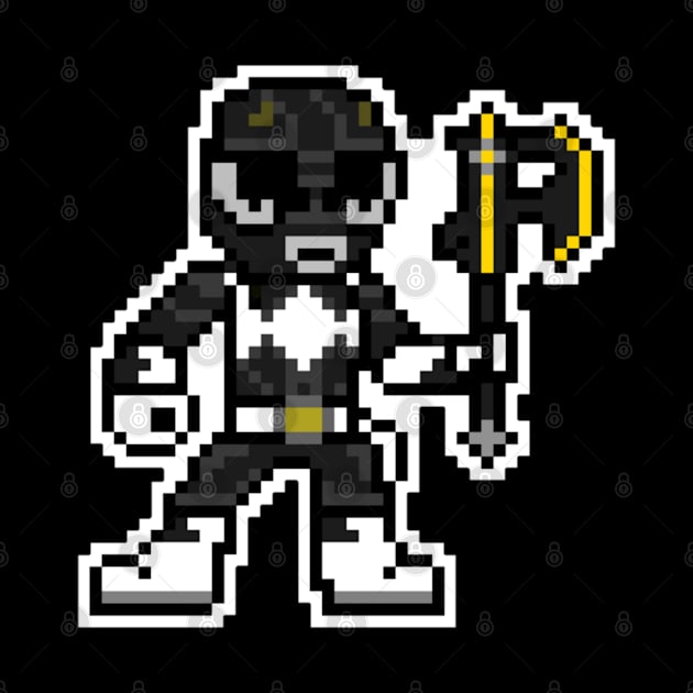 Black Ranger Pixel by Javier Casillas