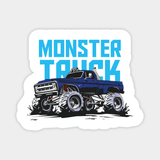 Monster Truck Chevy Magnet