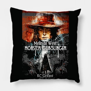 Melinda West Monster Gunslinger Pillow