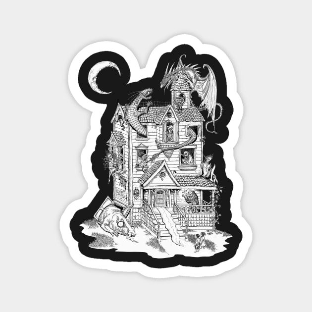 The House of British Folklore Magnet by barda