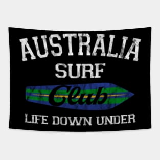 Australia Surf Club Vintage Retro Surfing Beach Tapestry