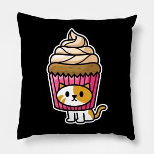 Cupcake Cat Pillow