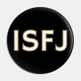 Myers Briggs Typography ISFJ Pin