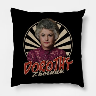 Vintage Circle Dorothy Zbornak Pillow