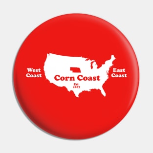 Nebraska Corn Coast T-shirt Pin