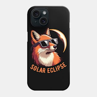 Solar Eclipse Fox Phone Case