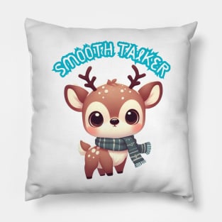 Baby Reindeer Smooth Talker Stalker Pillow