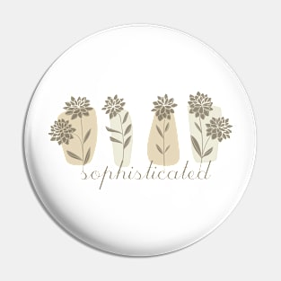 Sophisticated hand drawn flowers, inspirational meanings Pin