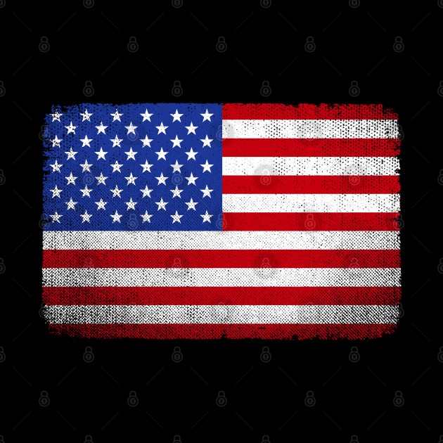 USA Flag Vintage by AllWellia