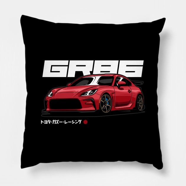 Toyota GR 86 Pillow by idrdesign