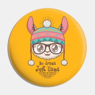 No drama llama Pin