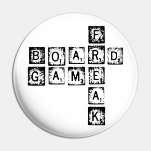 Board Game Freak - for light backgrounds Pin