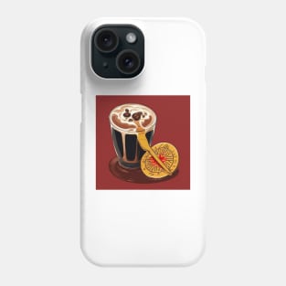 Coffee Cafe Vintage Retro French Press Established Phone Case