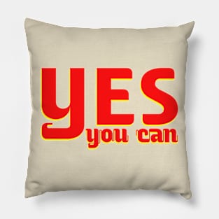 Yes you can Pillow