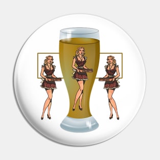 girl in drink Pin