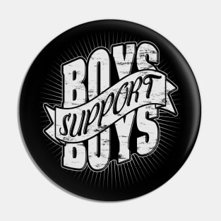 Boys support boys! Pin