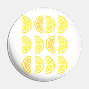 Funky Lemon Cuts Pin