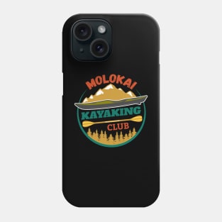 Molokai Hawaii Kayaking Club River Rafting Summer Vacation Phone Case