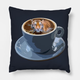 Drink Da Tiger Coffee Pillow