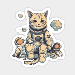 Cosmic Kitty Crew Magnet