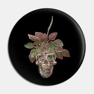 Skull Planter Peperomia Pin