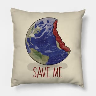 Save Me Vintage Pillow