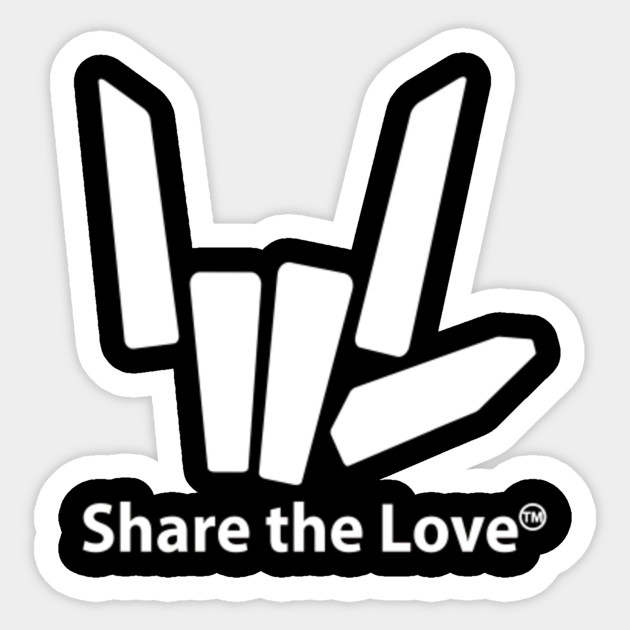 Download share the love - Share The Love - Sticker | TeePublic