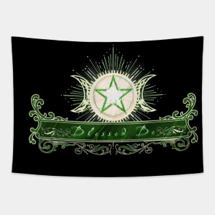 Blessed Be - Green Edition - Version 2 Tapestry