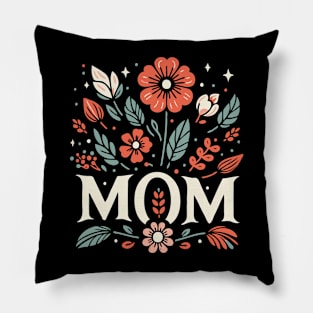 Mom Floral Art Pillow