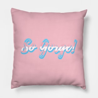 So Gorge! Trans Pride Pillow