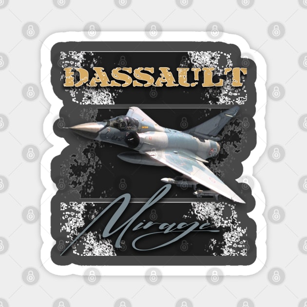 Dassault mirage Magnet by TeeText