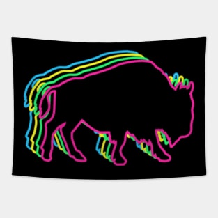 Buffalo 80s Neon Tapestry