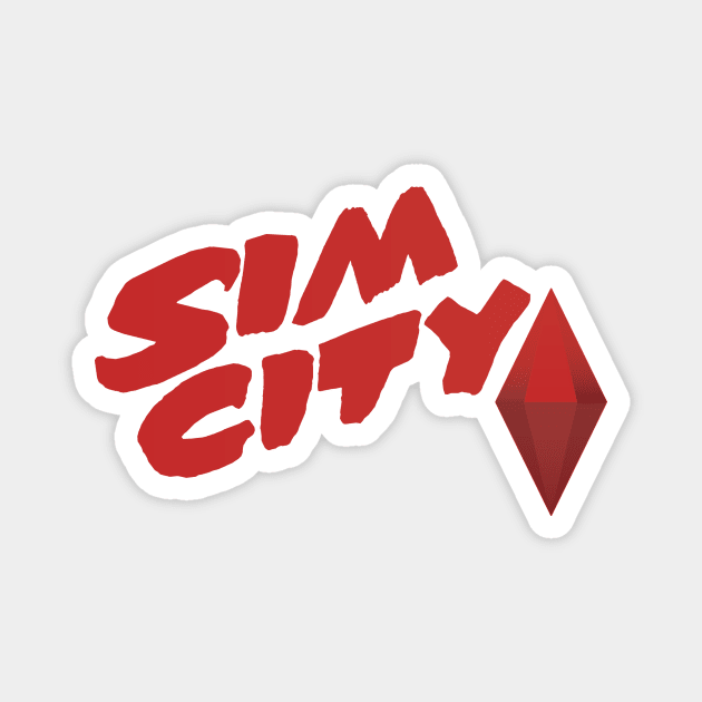 Sim Sin City Magnet by FlamingFox