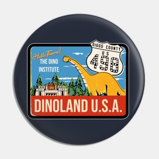 Vintage Dinoland Pin