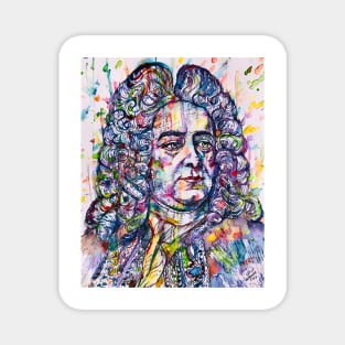 GEORGE FRIDERIC HANDEL watercolor and inks portrait Magnet