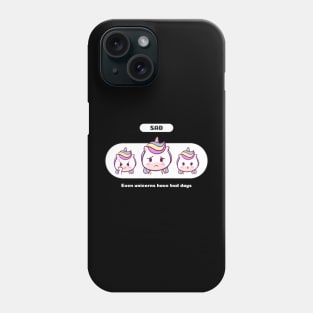 Sad Unicorn Phone Case