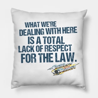 for the law bandit art car movie Pillow