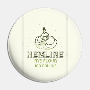 Hemline Rye Floursack Pin