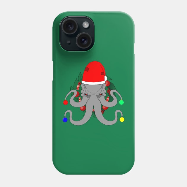 It's a Mind Flayer Christmas Phone Case by ProfessorHulk