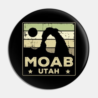 Moab Utah Retro Pin