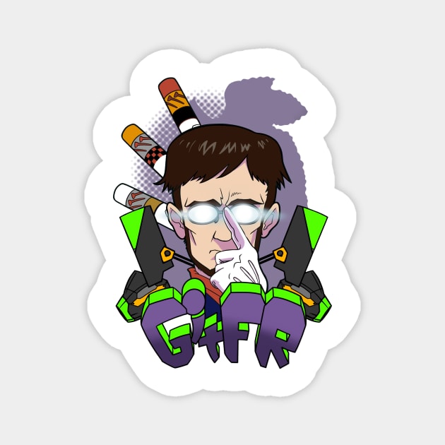 Evangelion Gendo Get in the F’n Robot Magnet by ArmyOfGoblins