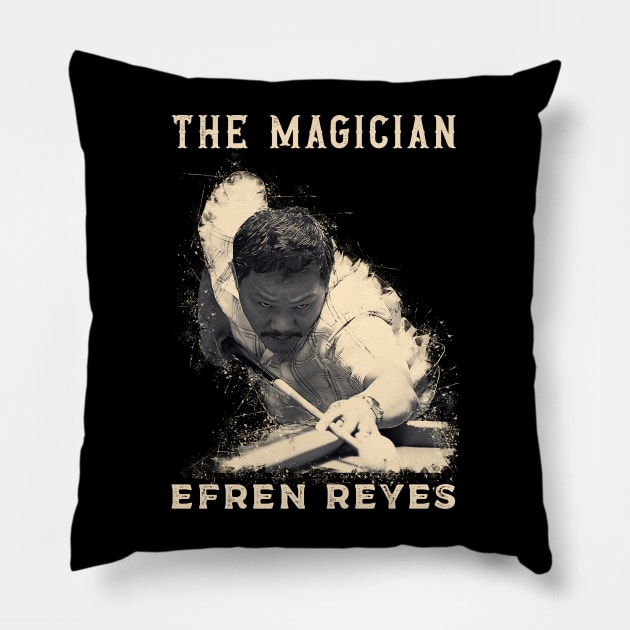 Efren Reyes Pillow by Yopi