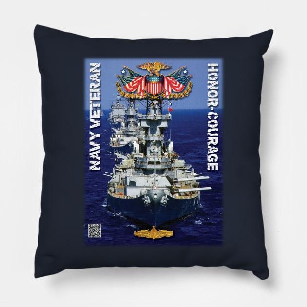 Navy 7th Fleet Pillow by 