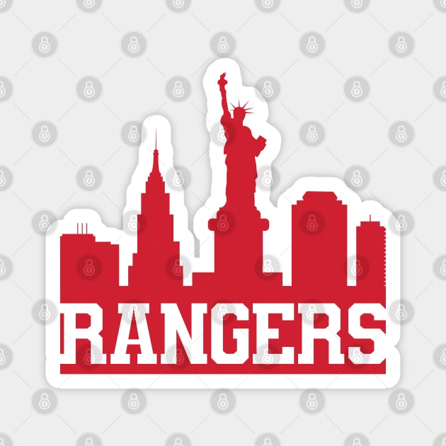 NY Rangers Magnet by Nagorniak